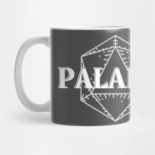 Paladin D20 Symbol Print Mug